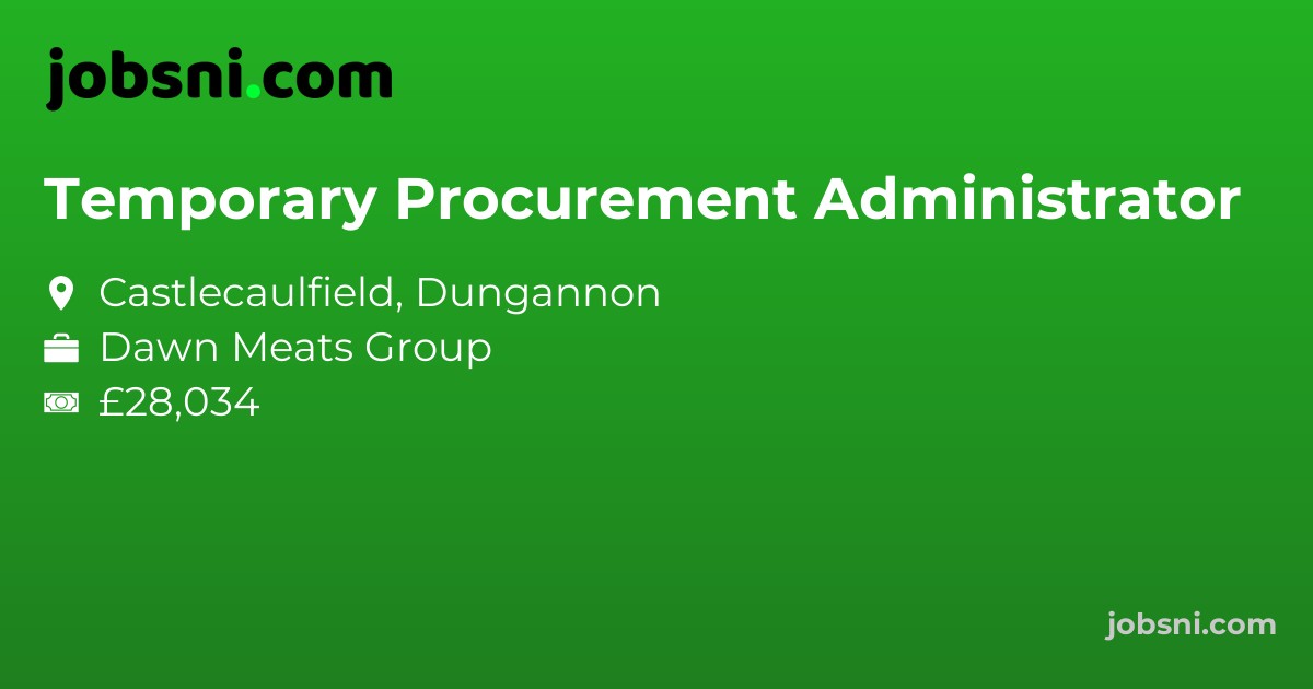 Temporary Procurement Administrator