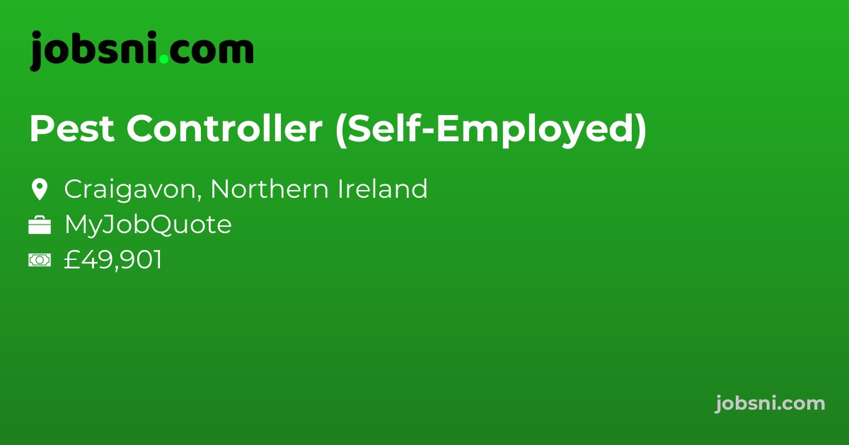 Pest Controller (Self-Employed)