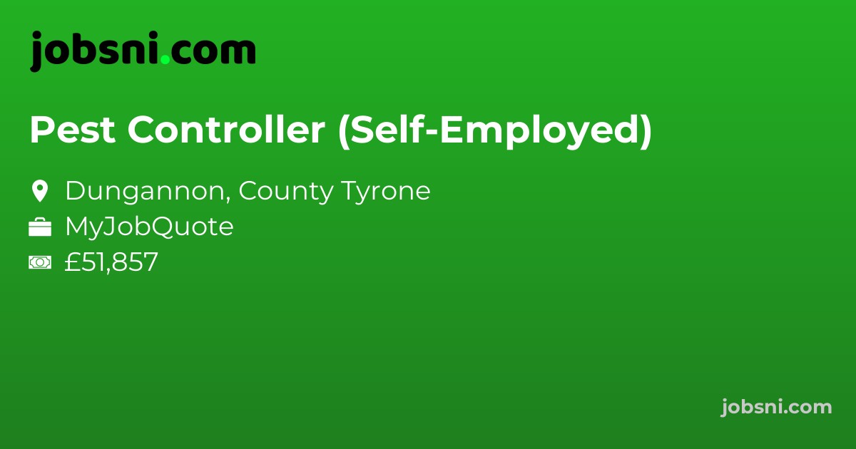 Pest Controller (Self-Employed)