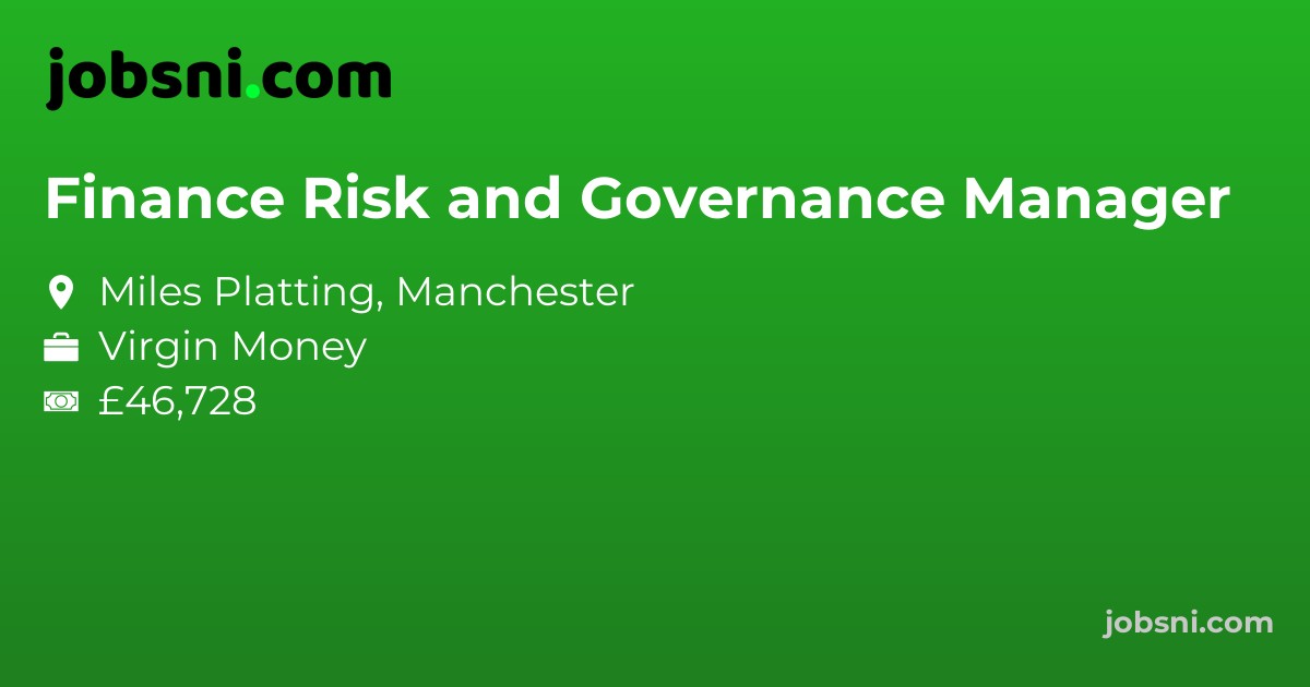 Finance Risk and Governance Manager