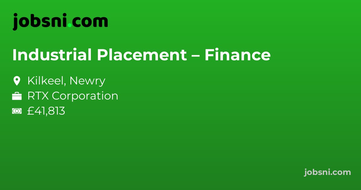 Industrial Placement – Finance