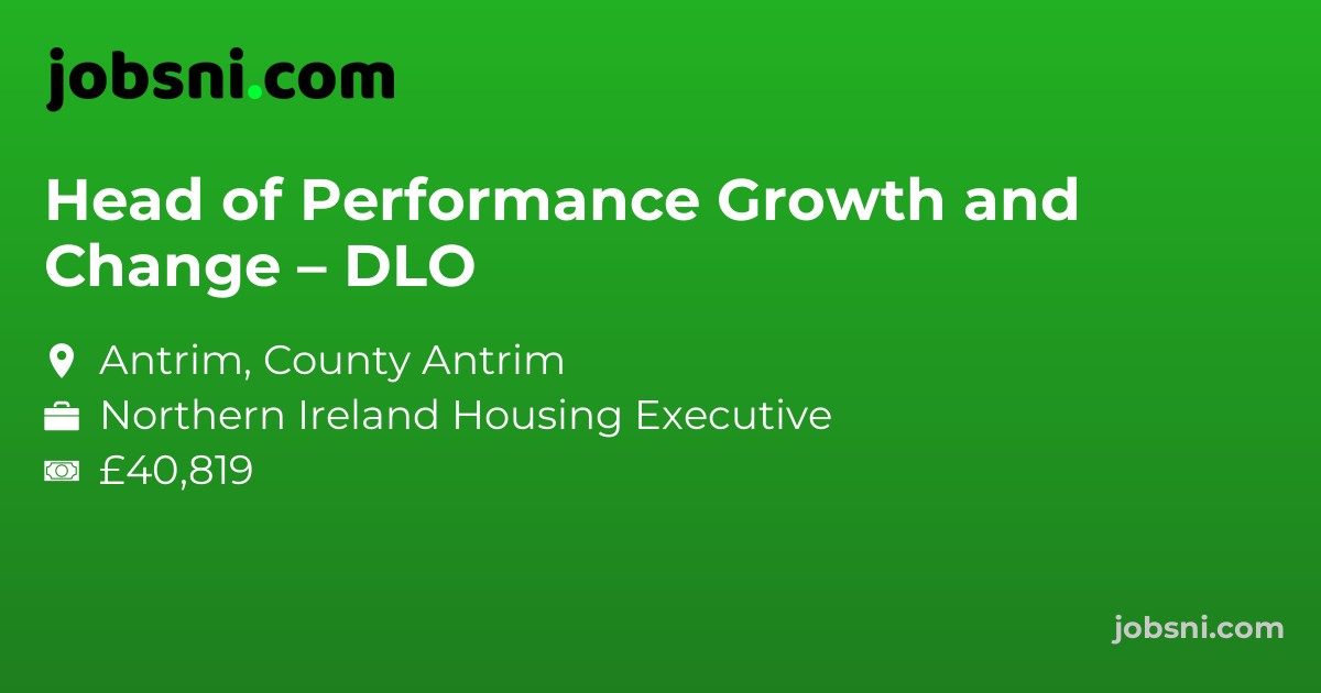 Head of Performance Growth and Change – DLO