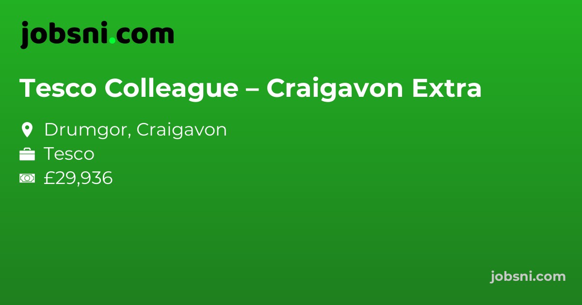 Tesco Colleague – Craigavon Extra