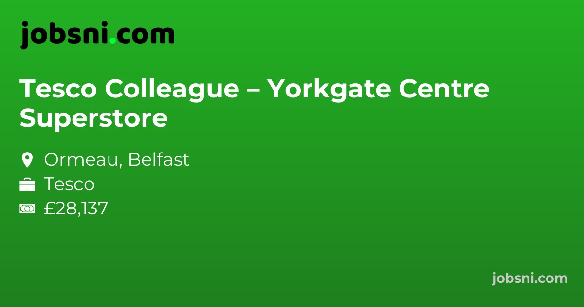 Tesco Colleague – Yorkgate Centre Superstore