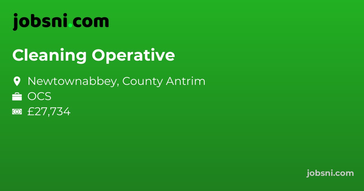 Cleaning Operative