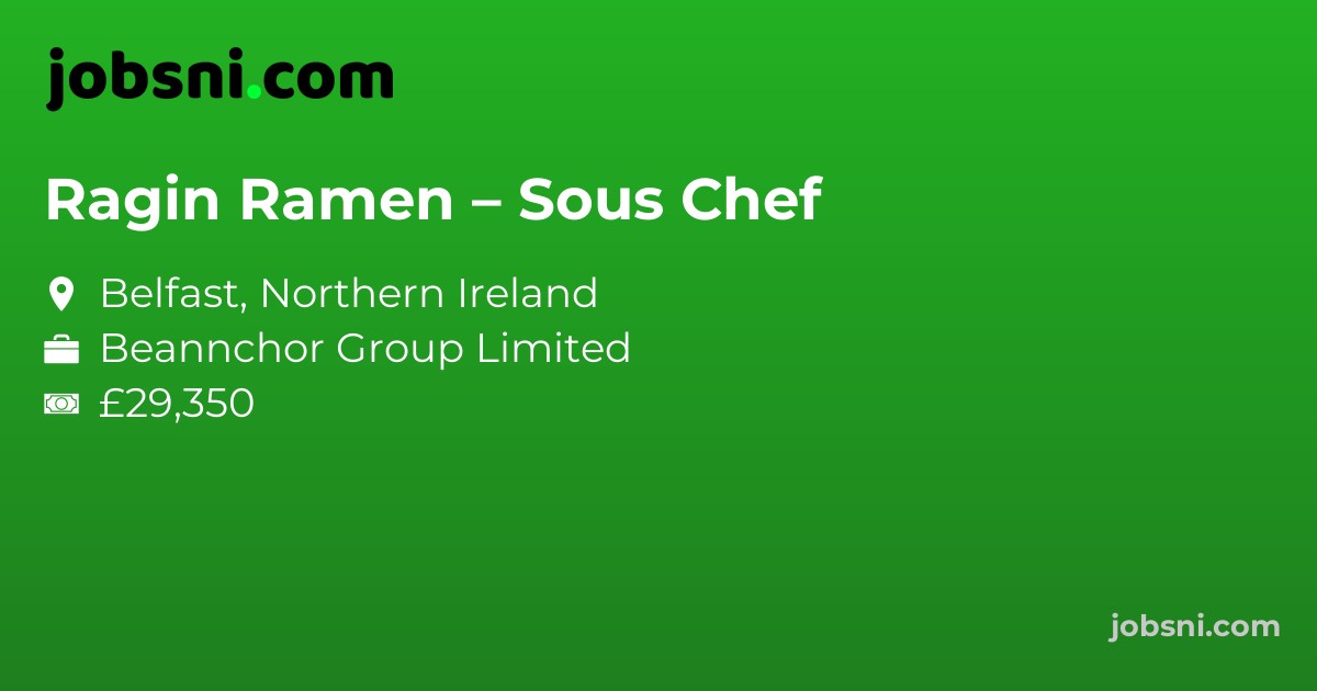 Ragin Ramen – Sous Chef