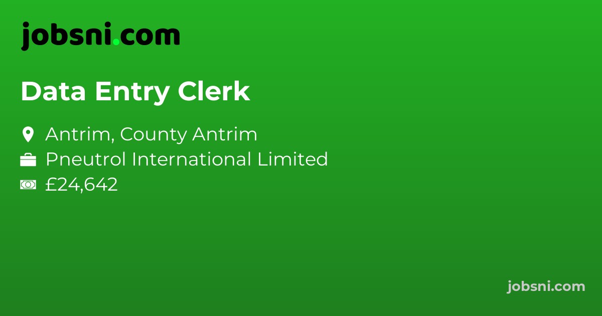 Data Entry Clerk