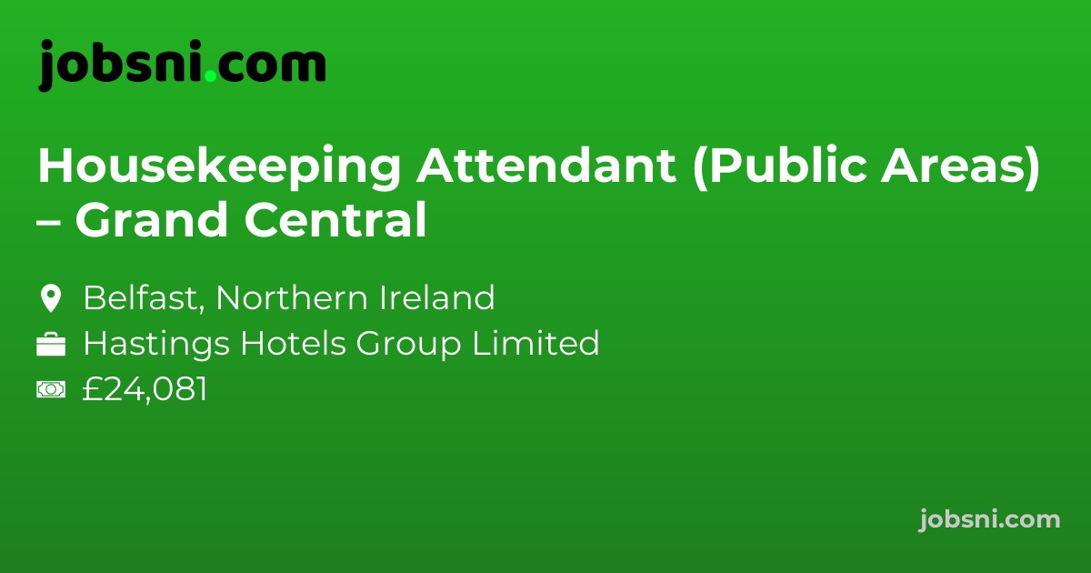 Housekeeping Attendant (Public Areas) – Grand Central