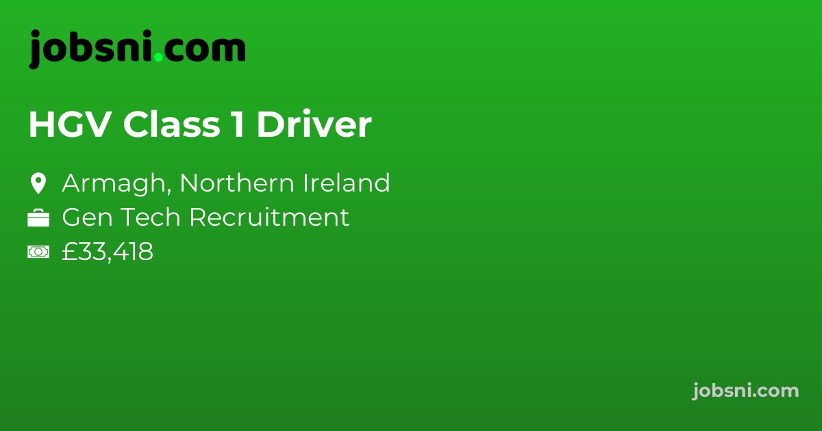 HGV Class 1 Driver