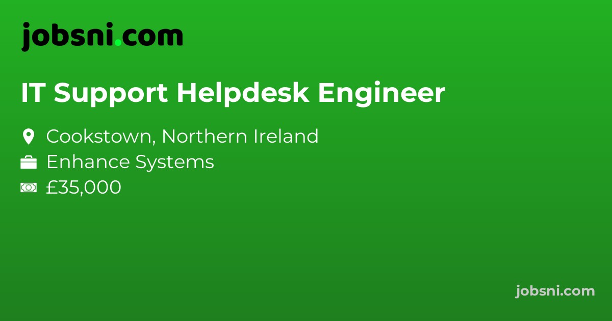 IT Support Helpdesk Engineer