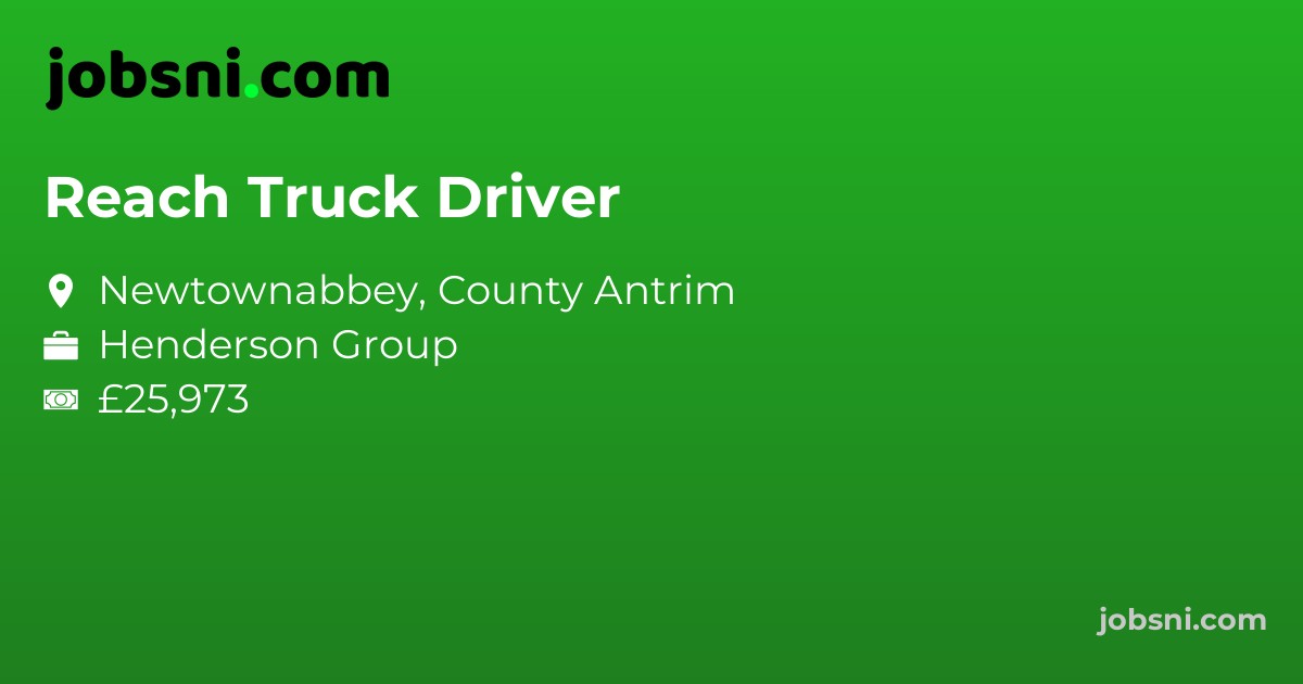 Reach Truck Driver