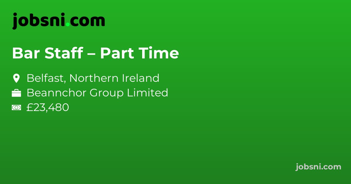 Bar Staff – Part Time