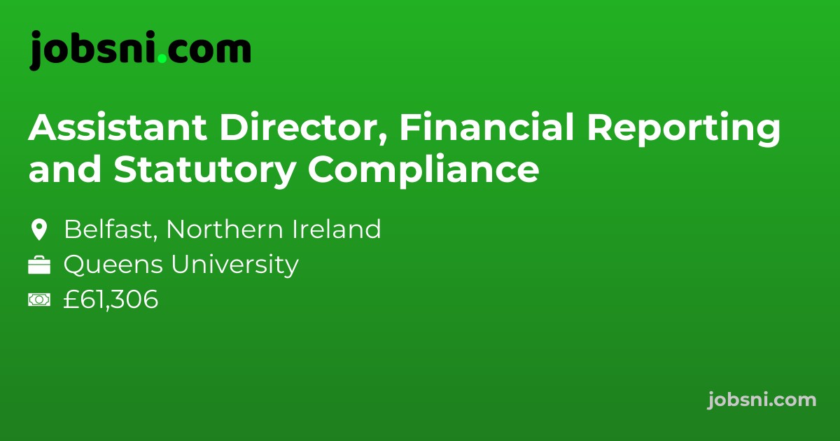 Assistant Director, Financial Reporting and Statutory Compliance