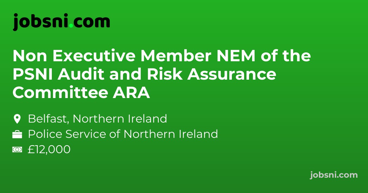 Non Executive Member NEM of the PSNI Audit and Risk Assurance Committee ARA