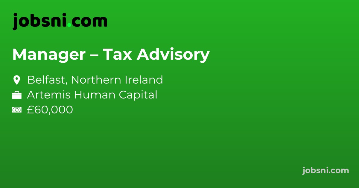 Manager – Tax Advisory