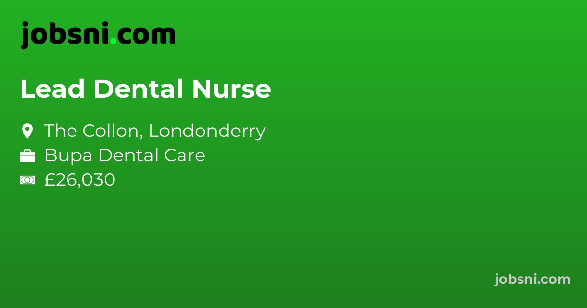Lead Dental Nurse