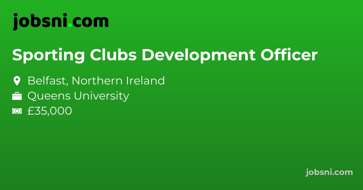 Sporting Clubs Development Officer
