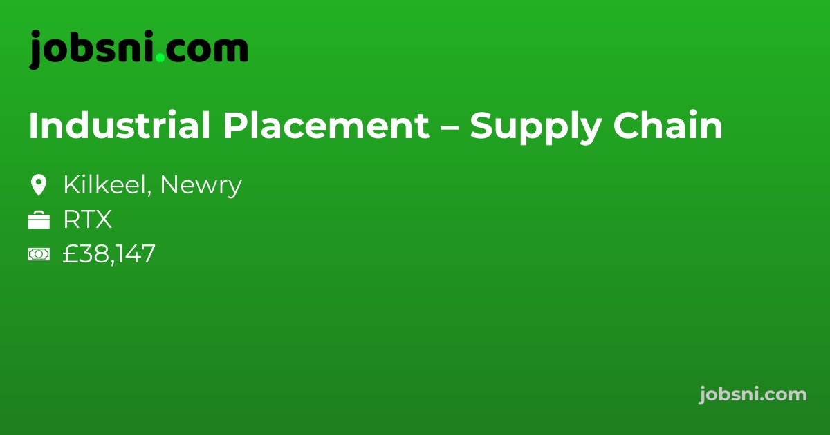 Industrial Placement – Supply Chain