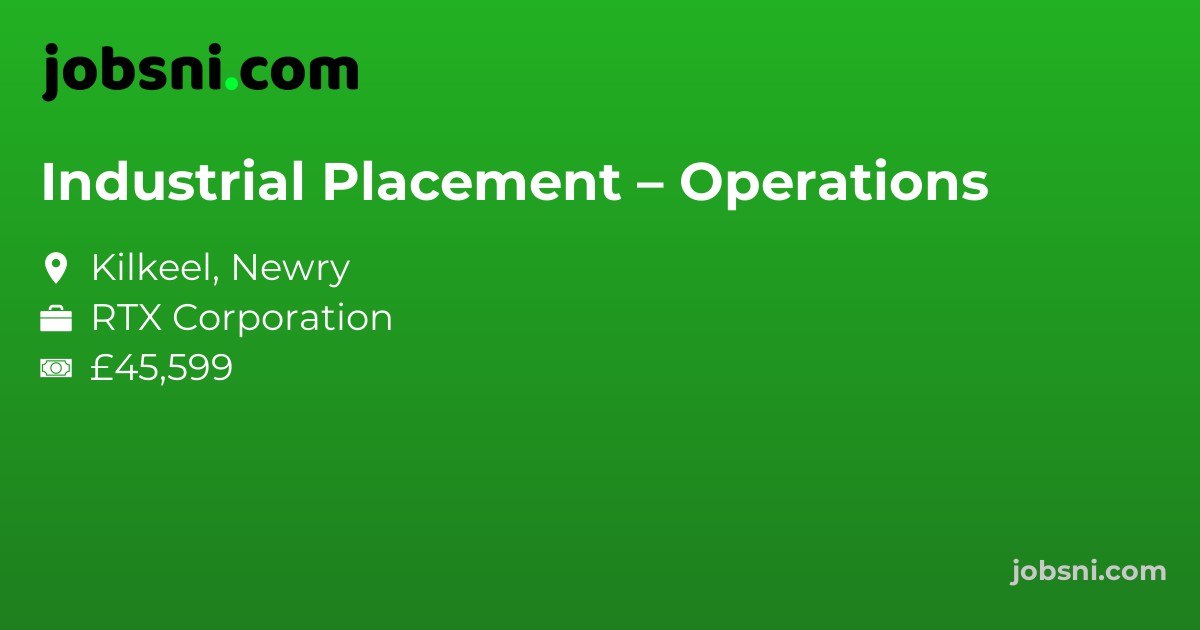 Industrial Placement – Operations