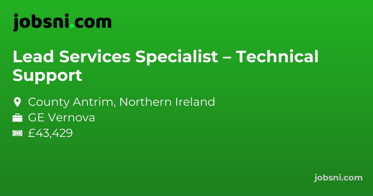 Lead Services Specialist – Technical Support