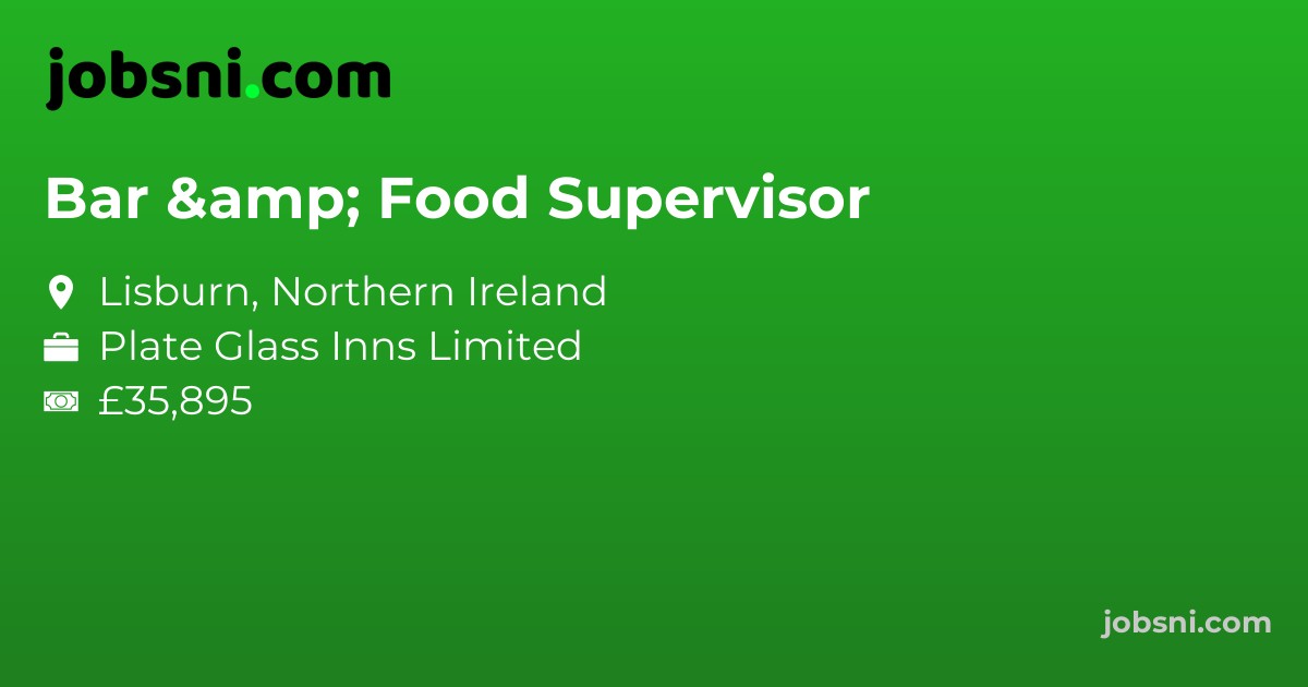 Bar & Food Supervisor