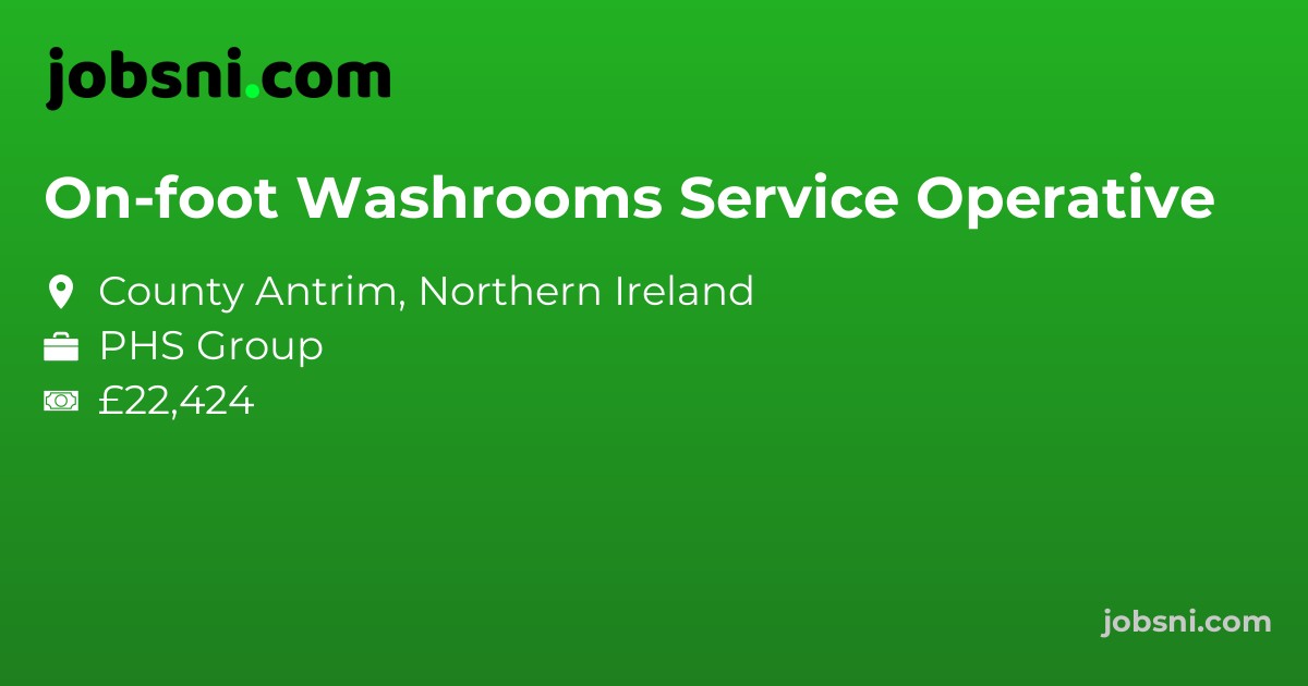 On-foot Washrooms Service Operative