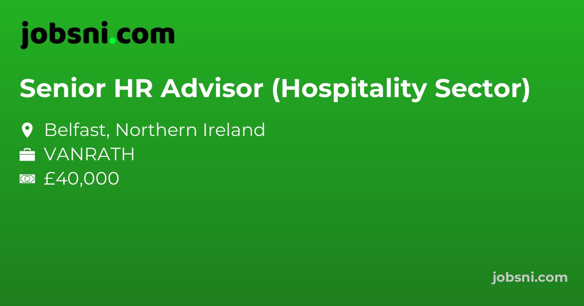 Senior HR Advisor (Hospitality Sector)