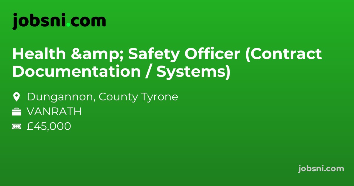 Health & Safety Officer (Contract Documentation / Systems)