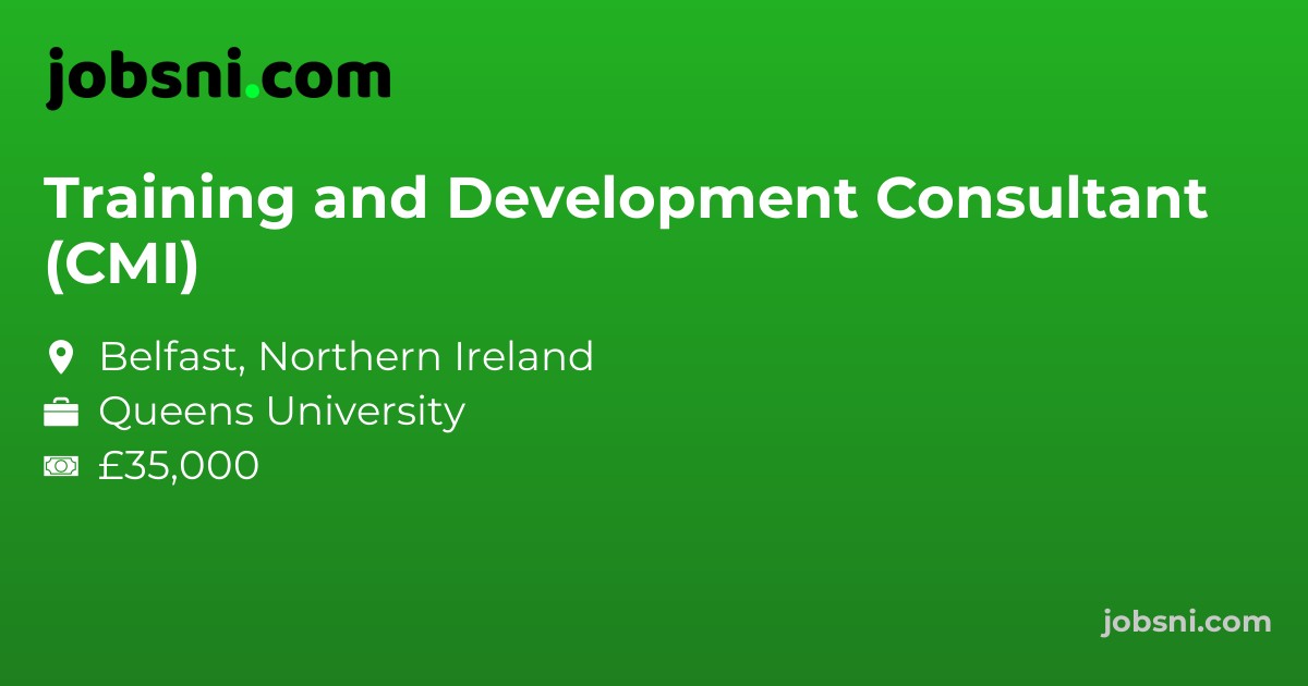 Training and Development Consultant (CMI)