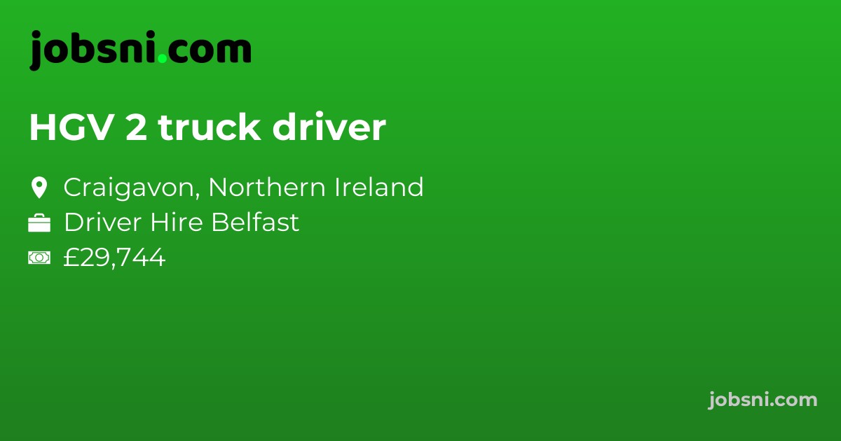 HGV 2 truck driver