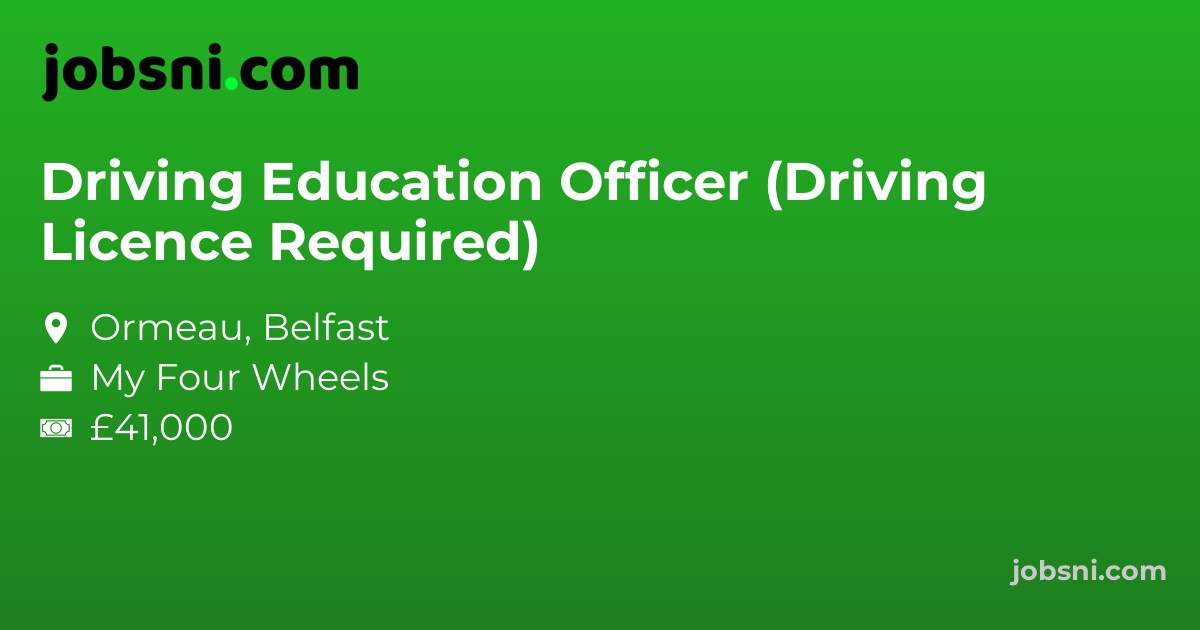 Driving Education Officer (Driving Licence Required)