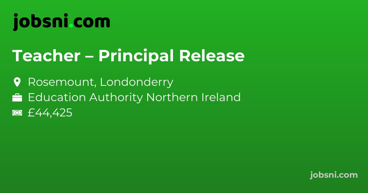 Teacher – Principal Release
