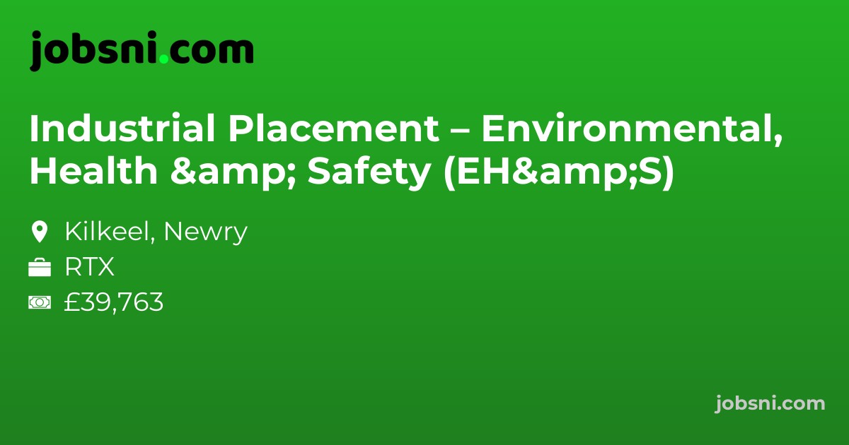 Industrial Placement – Environmental, Health & Safety (EH&S)