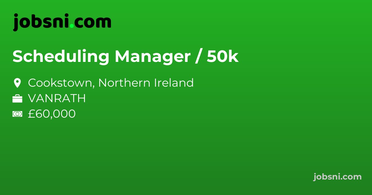 Scheduling Manager / 50k
