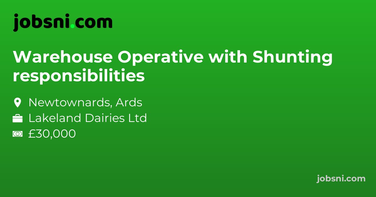 Warehouse Operative with Shunting responsibilities