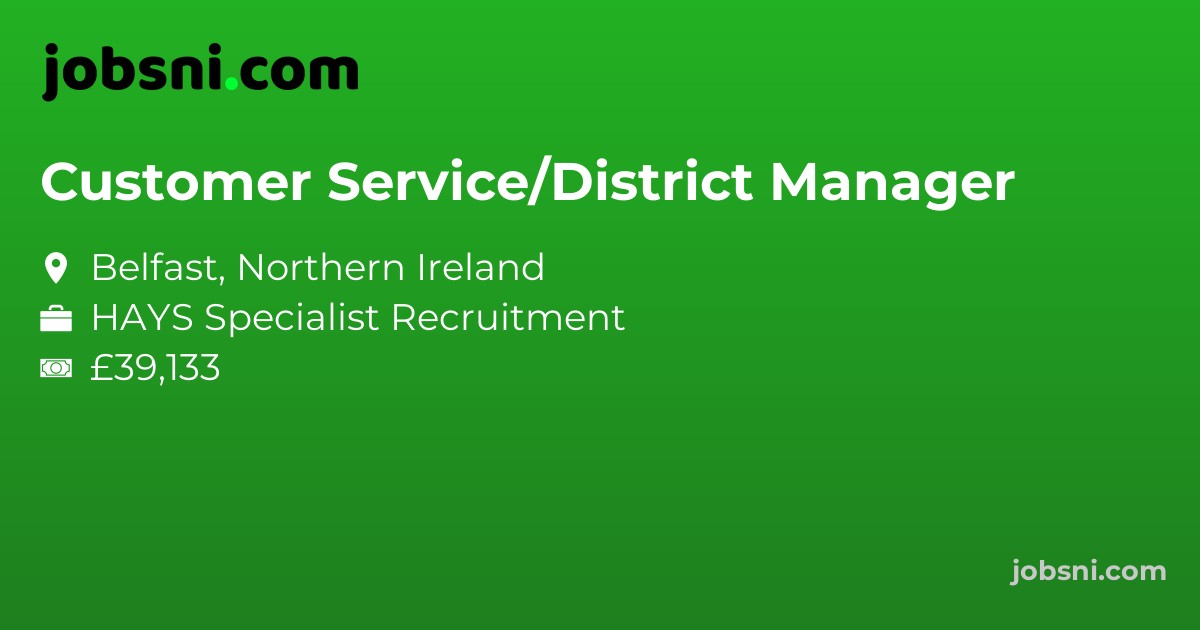 Customer Service/District Manager
