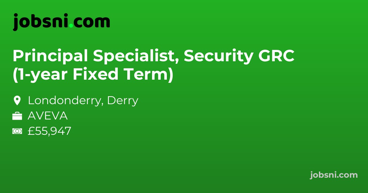 Principal Specialist, Security GRC (1-year Fixed Term)