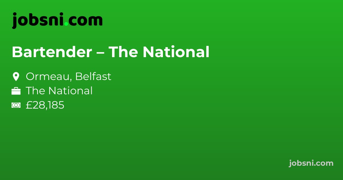 Bartender – The National
