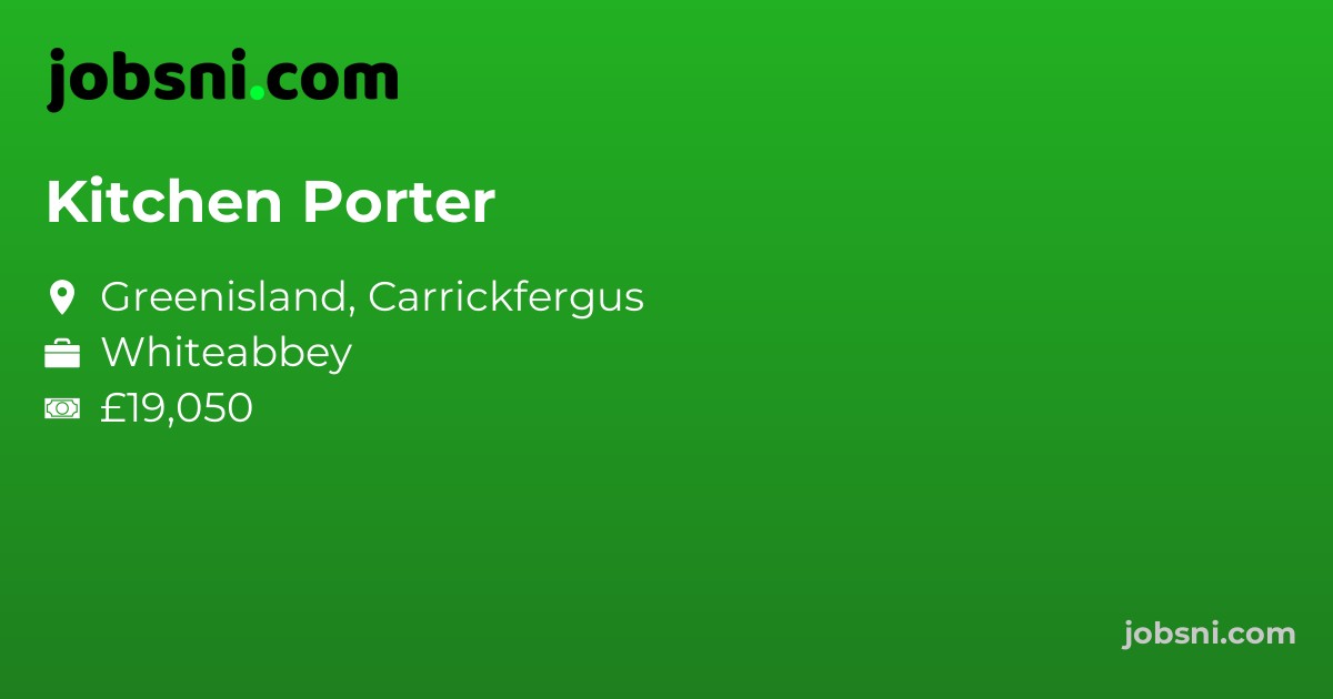Kitchen Porter