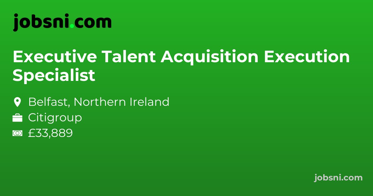 Executive Talent Acquisition Execution Specialist