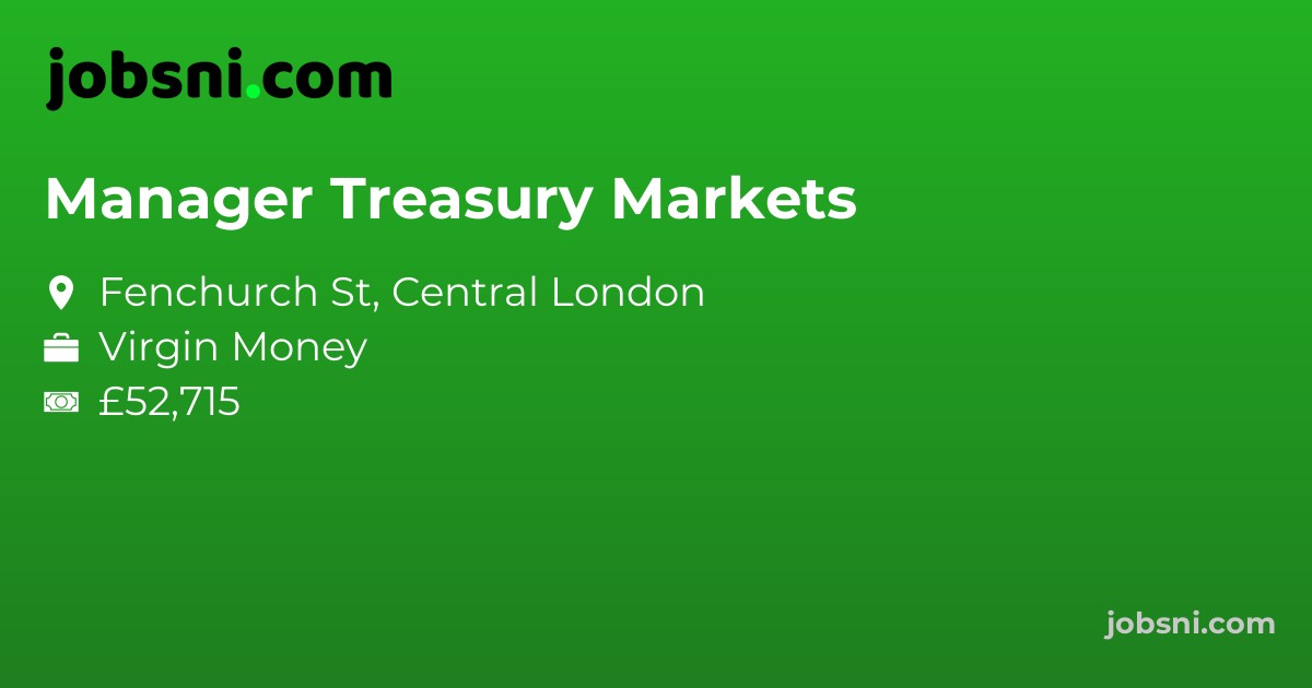 Manager Treasury Markets