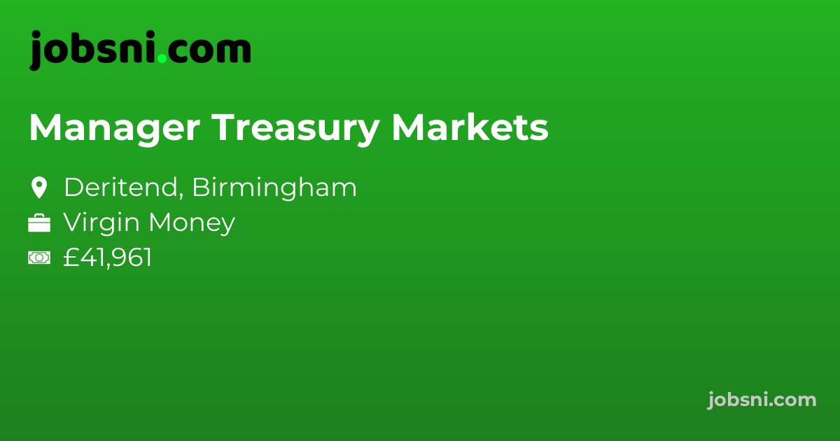 Manager Treasury Markets