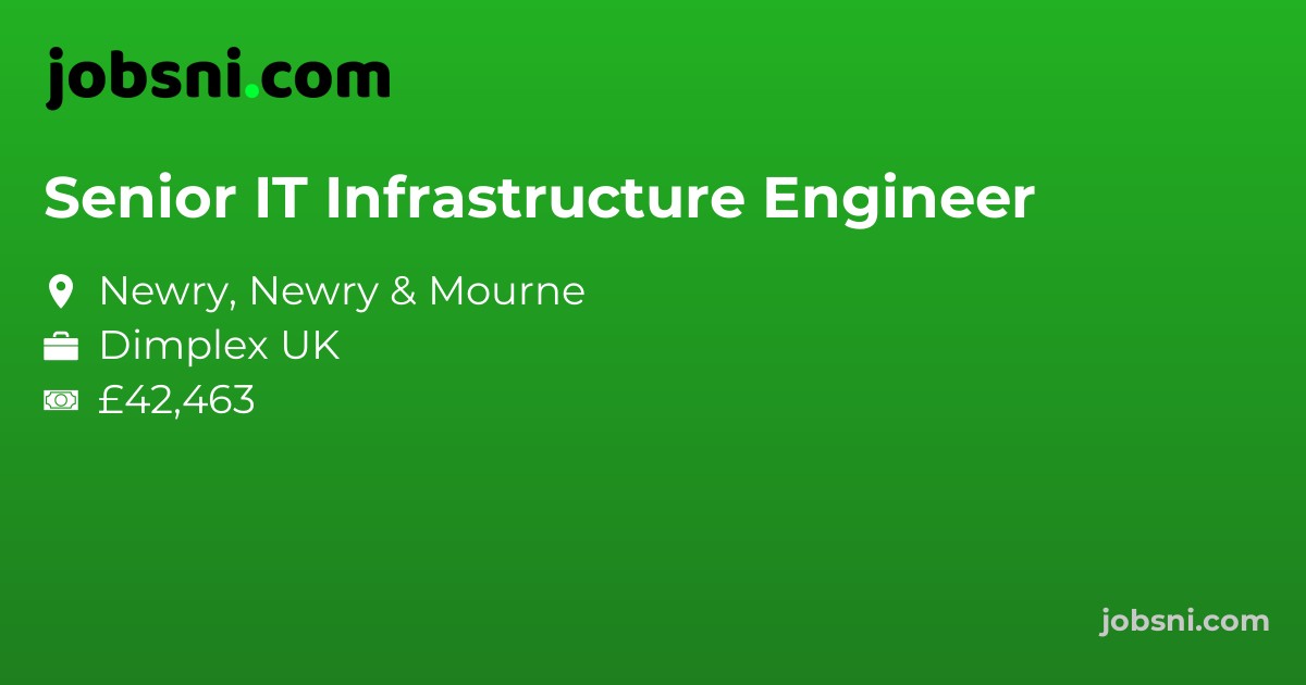 Senior IT Infrastructure Engineer