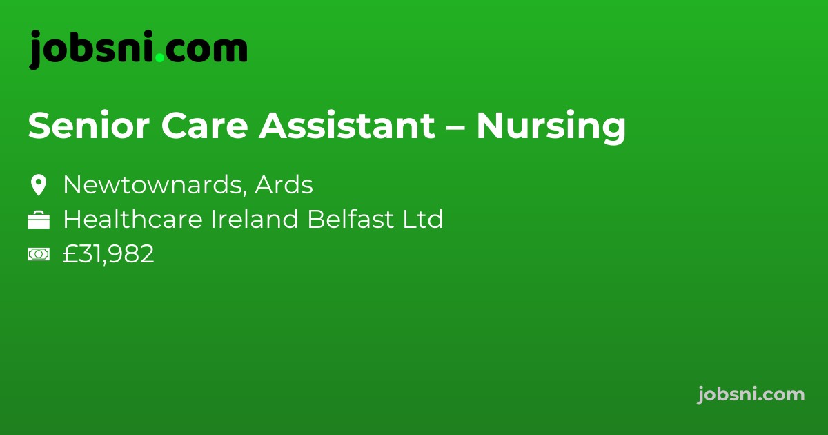 Senior Care Assistant – Nursing