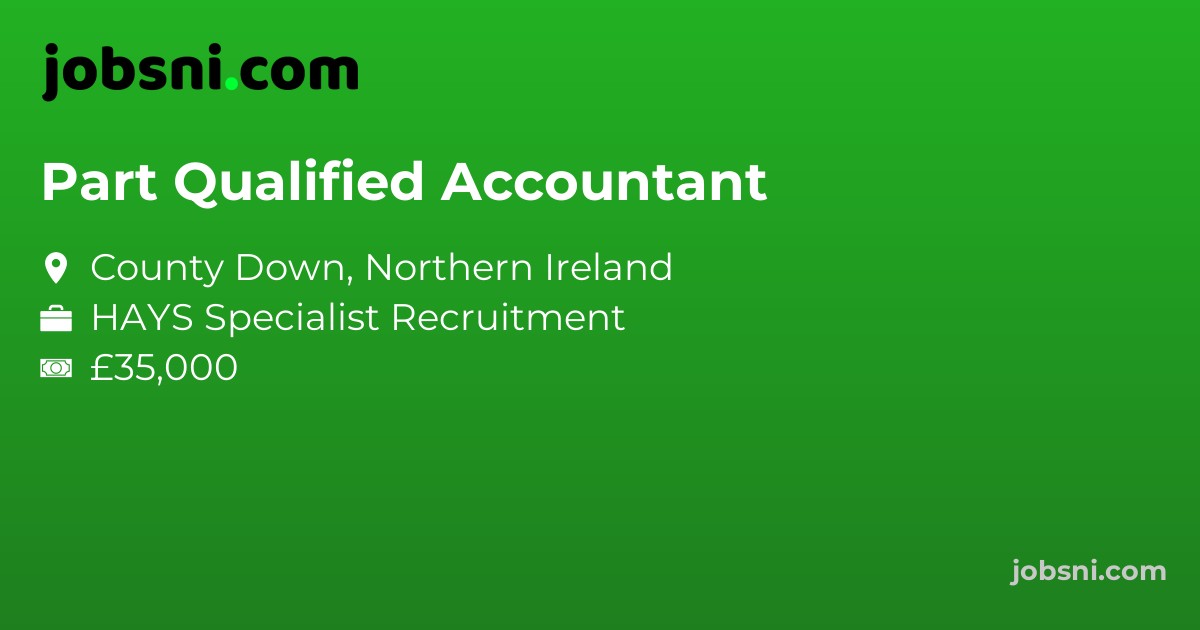 Part Qualified Accountant