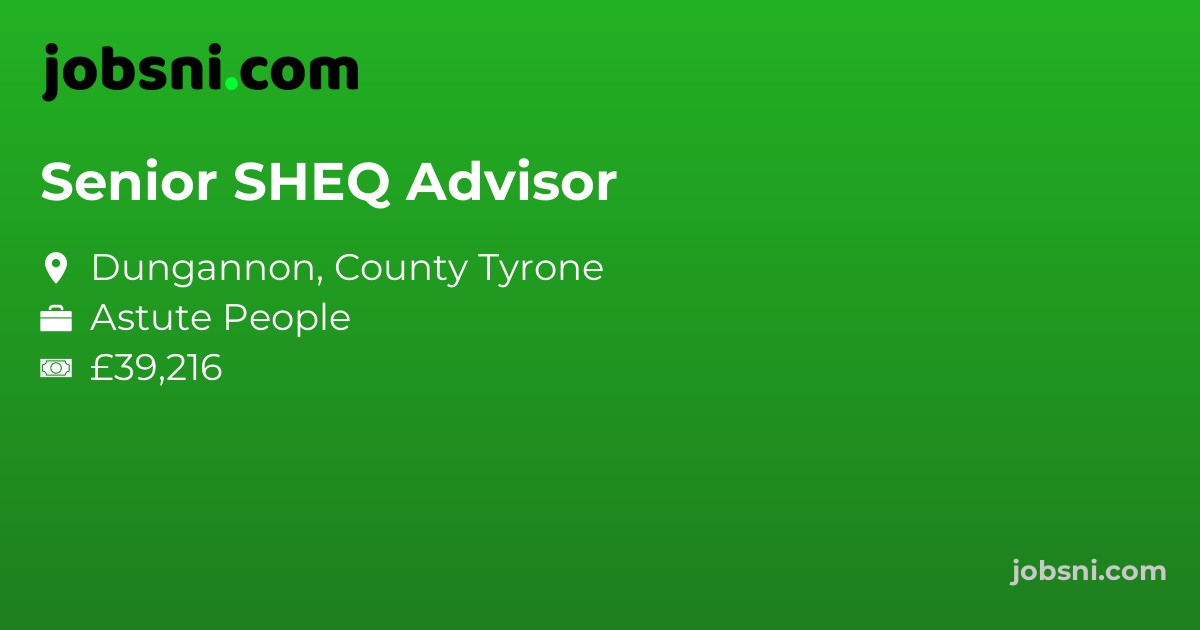 Senior SHEQ Advisor