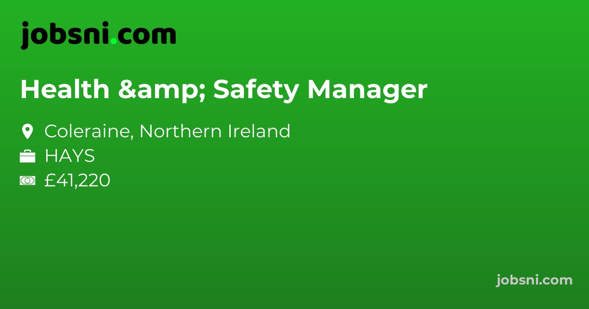 Health & Safety Manager