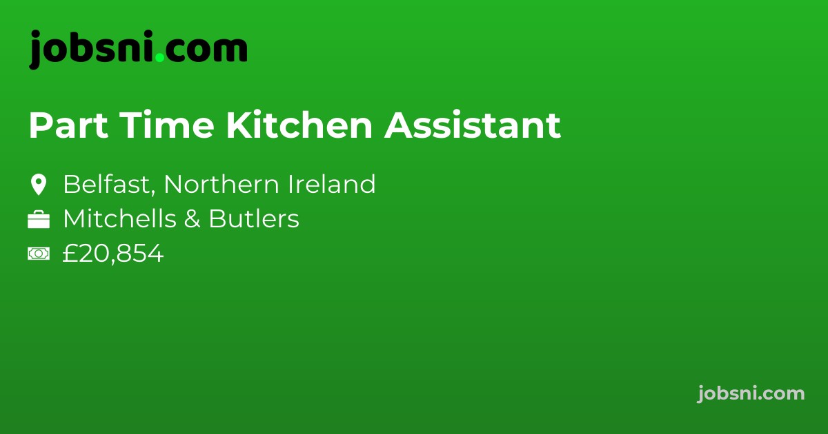 Part Time Kitchen Assistant