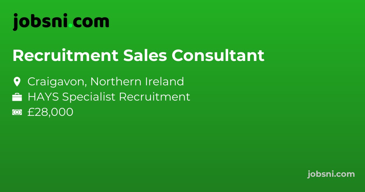 Recruitment Sales Consultant