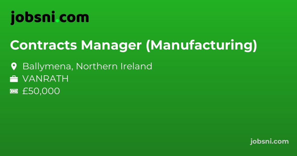Contracts Manager (Manufacturing)